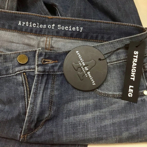 Articles of Society Straight Leg Jeans Pants - Picture 3 of 4